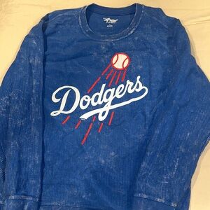 Women’s Blue Dodgers Long Sleeve Shirt